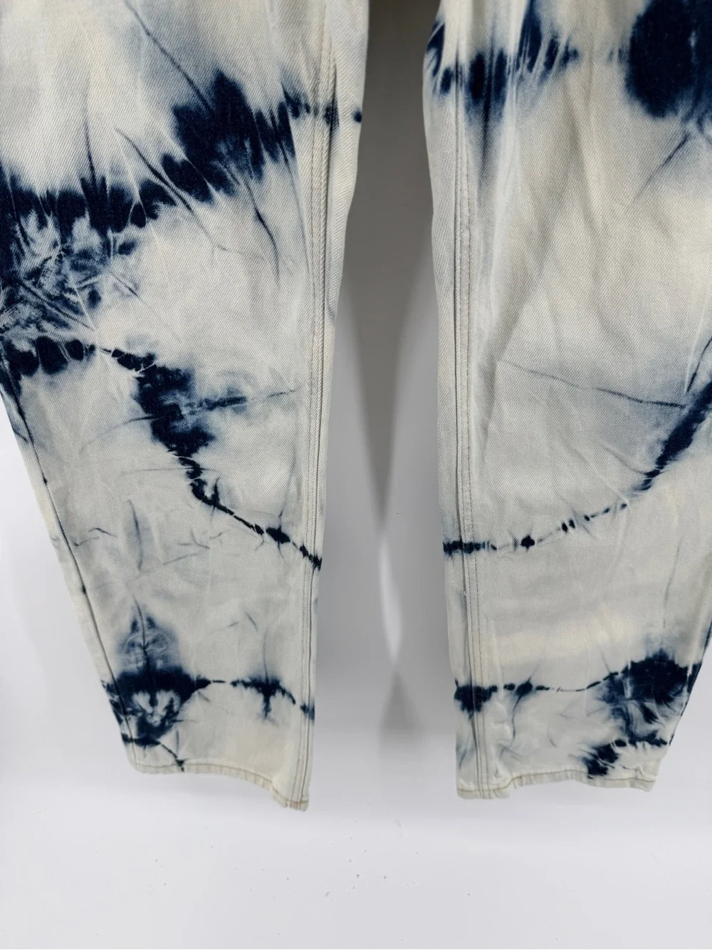 Levi’s 541 Athletic Fit Taper Tie Dye Blue White Jeans Streetwear Grunge Sz32/32